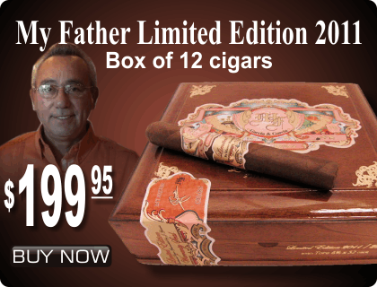My Father Cigars by Don Pepin Garcia Limited Edition Cigars 2011 Box of 12 Cigars | TopQualityCigars.com
