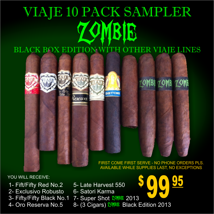 Zombie box and Sampler packs are available now, while supplies last.Thank you! First come first serve.